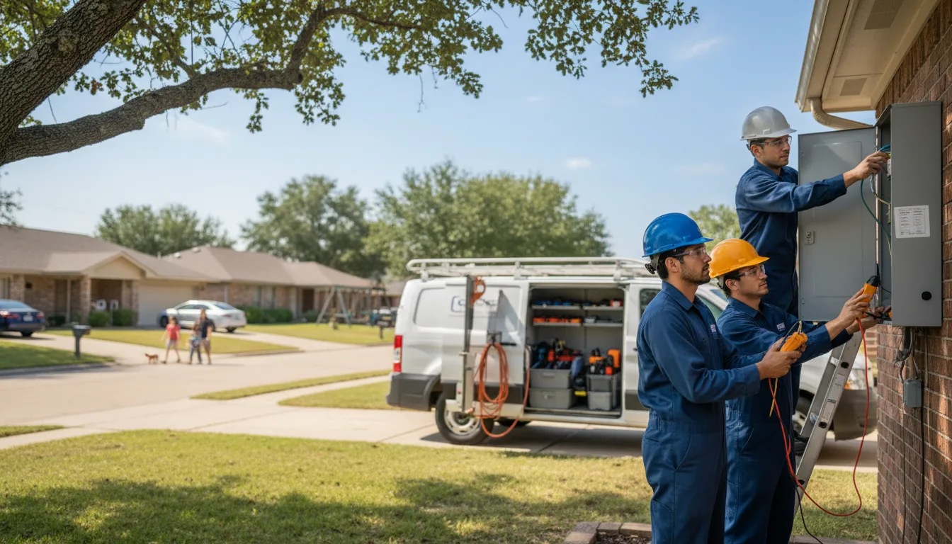 Certified electrician providing emergency electrical services in Allison, IA